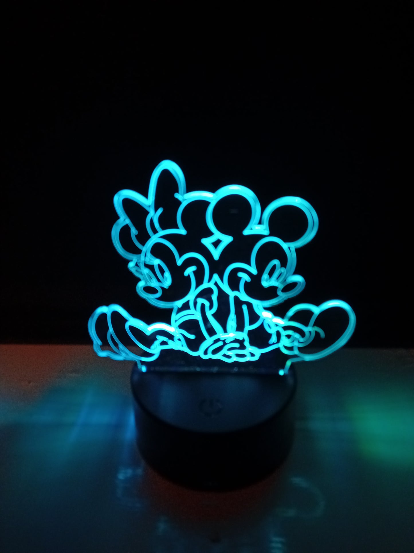 Mickey and Mini Hologram Light