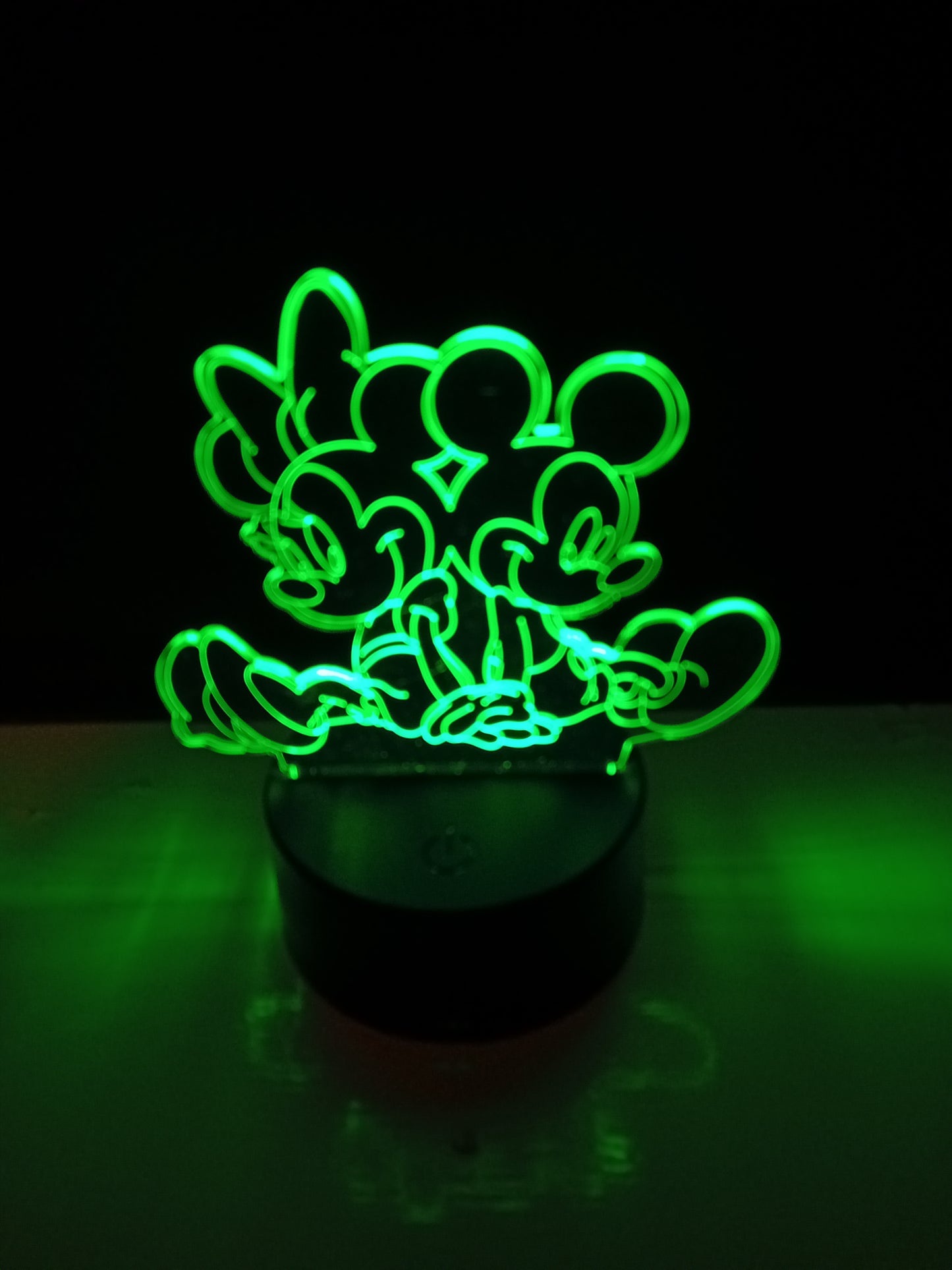 Mickey and Mini Hologram Light